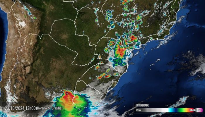 Ciclone extratropical se aproxima do Paraná nas próximas horas